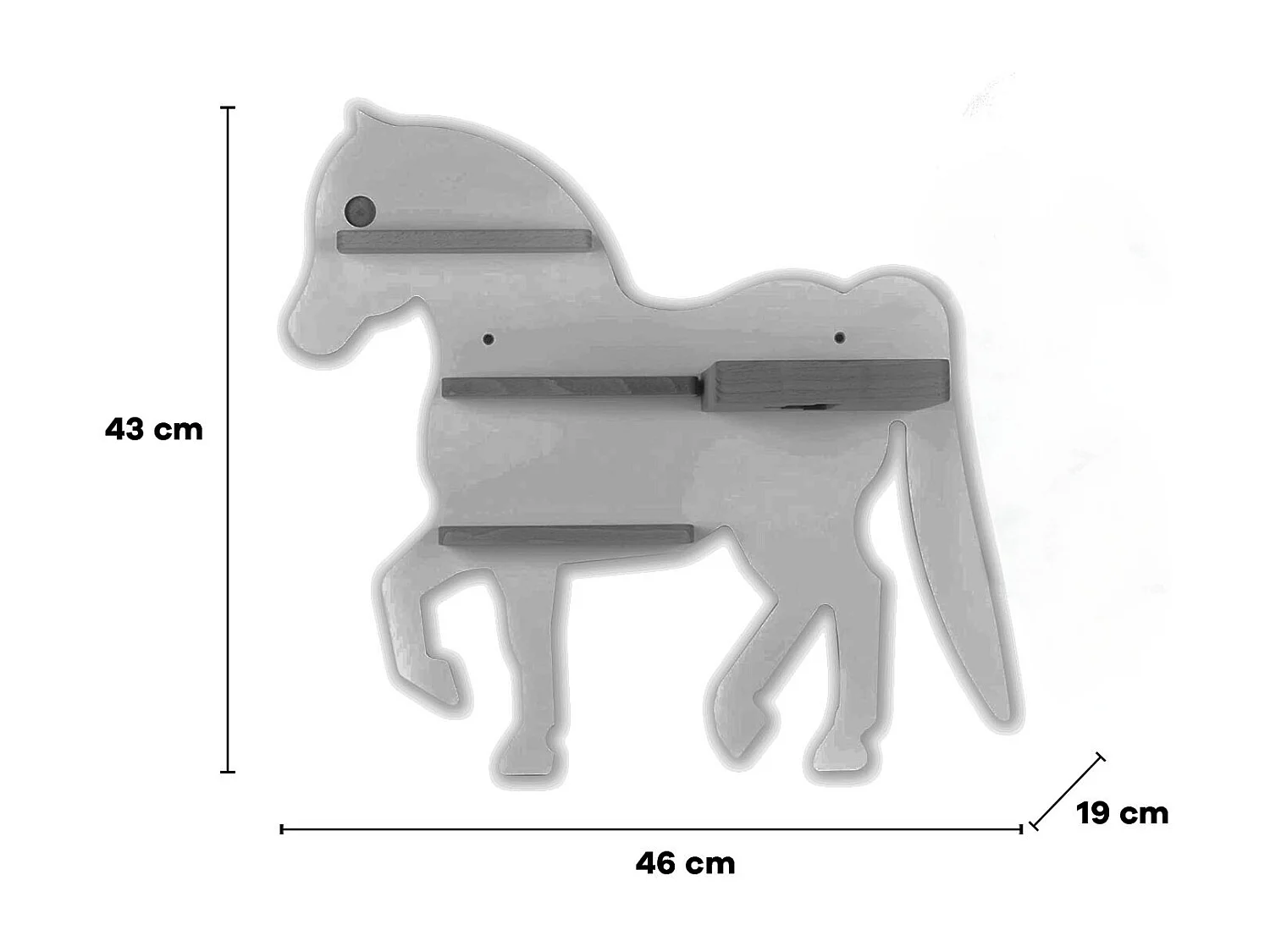 Regal Tier Pferd Kinder Toniebox Tonies Figuren