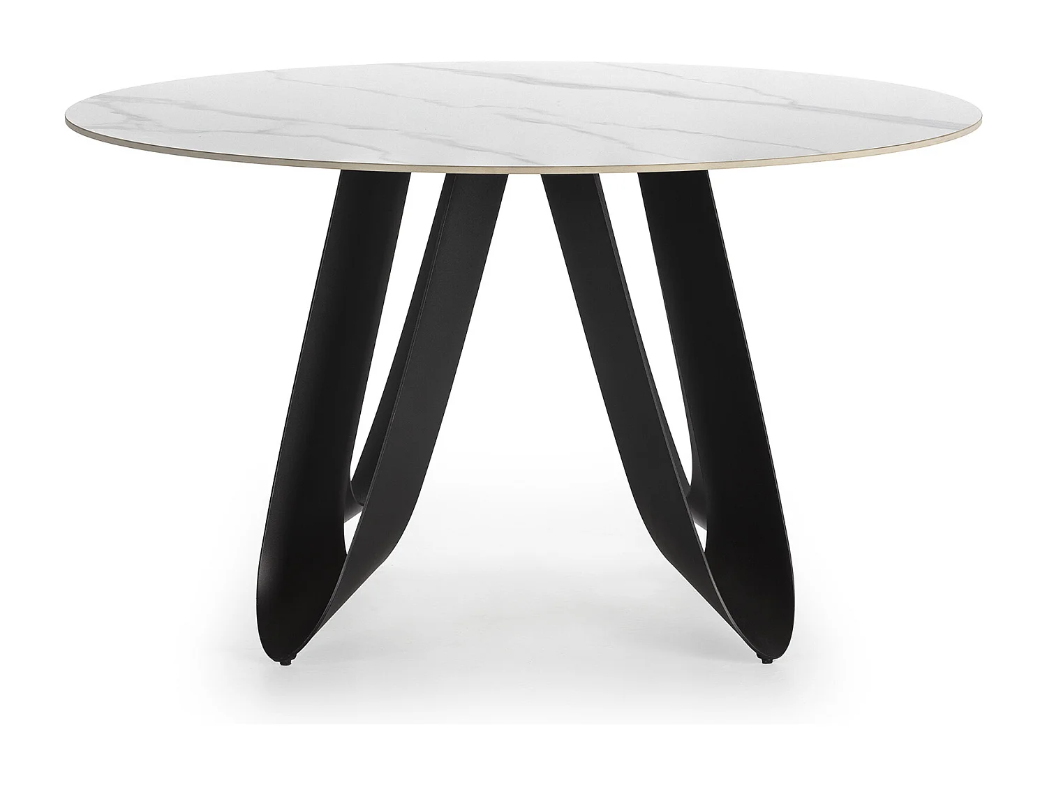Eetkamertafel Aila - 135x135x76cm - Zwart