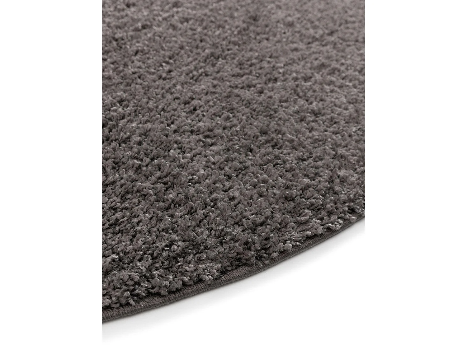 Tapis à poils longs Soho Gris ø 160 cm rond