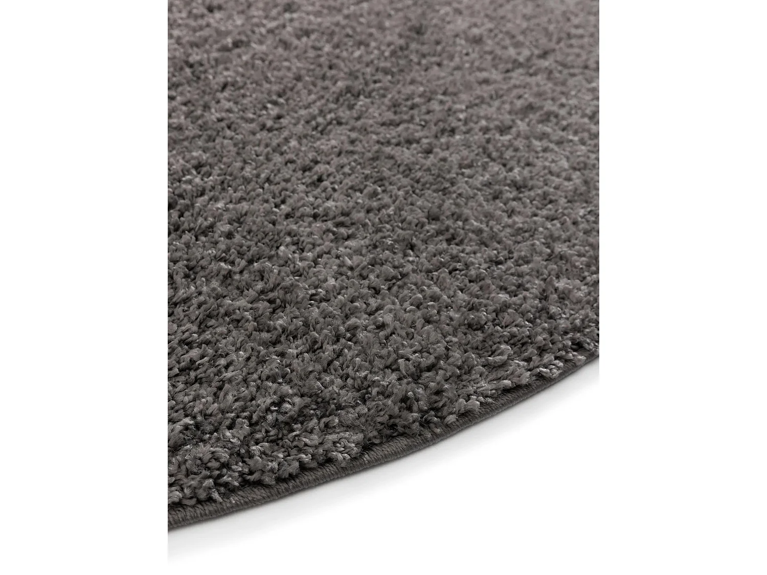 Tapis à poils longs Soho Gris ø 160 cm rond