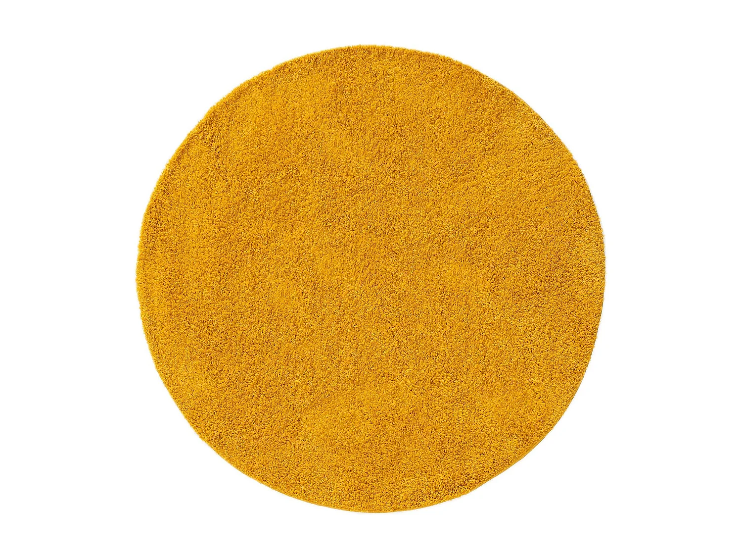 Tapis à poils longs Soho Jaune ø 160 cm rond