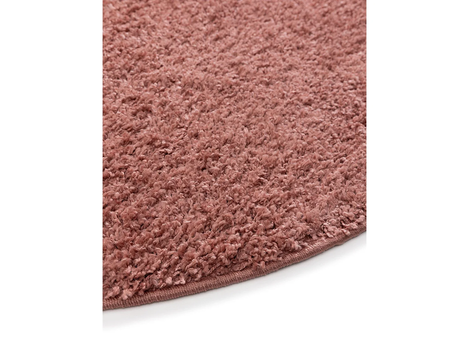 Tapis à poils longs Soho Rose ø 160 cm rond