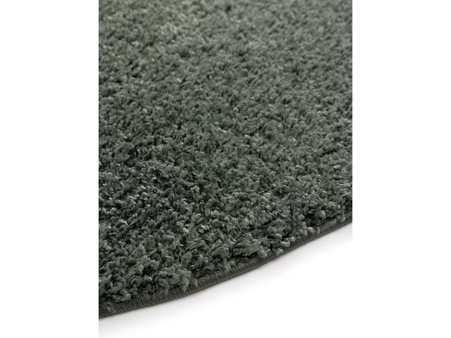 Tapis à poils longs Soho Vert clair ø 160 cm rond