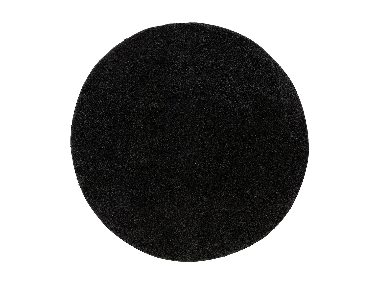 Tapis à poils longs Soho Noir ø 160 cm rond