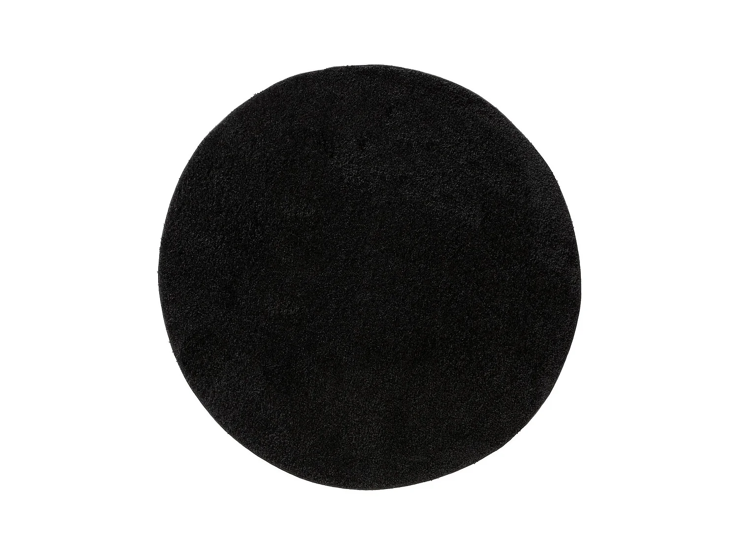 Tapis à poils longs Soho Noir ø 160 cm rond