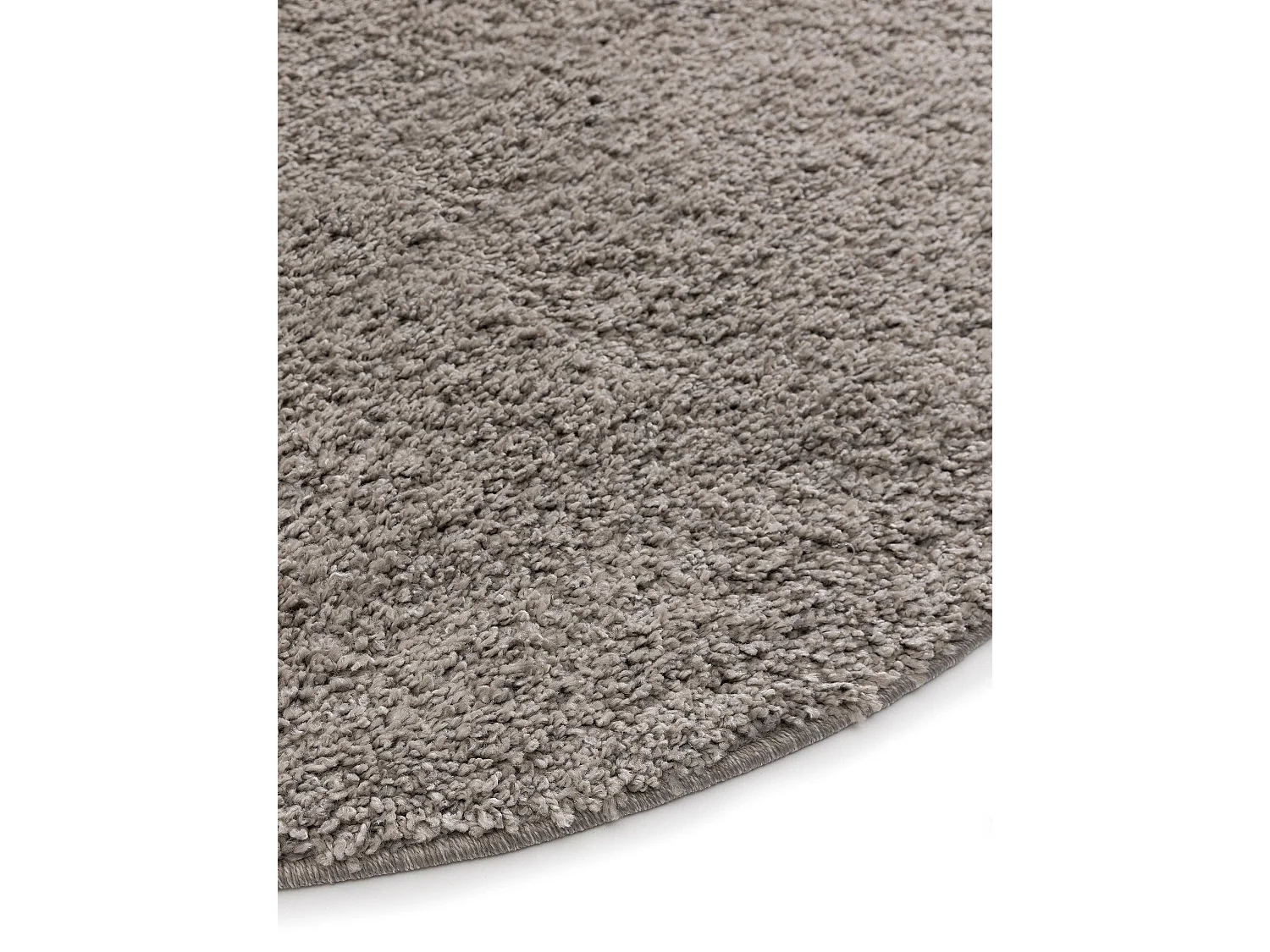 Tapis à poils longs Soho Gris clair ø 200 cm rond