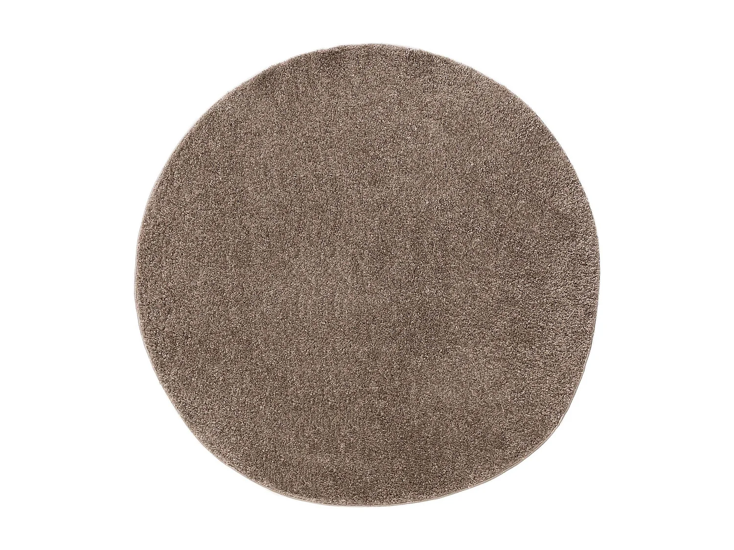 Tapis à poils longs Soho Taupe ø 160 cm rond