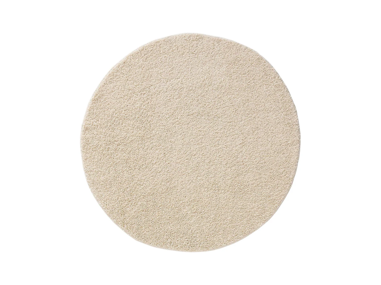 Tapis à poils longs Soho Crème ø 160 cm rond
