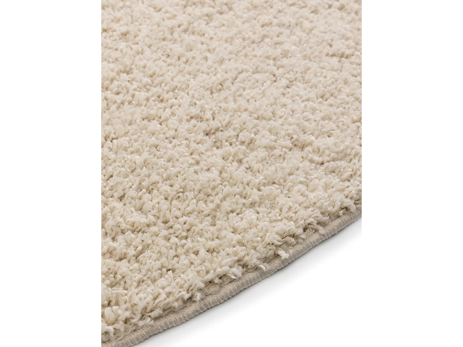 Tapis à poils longs Soho Crème ø 160 cm rond