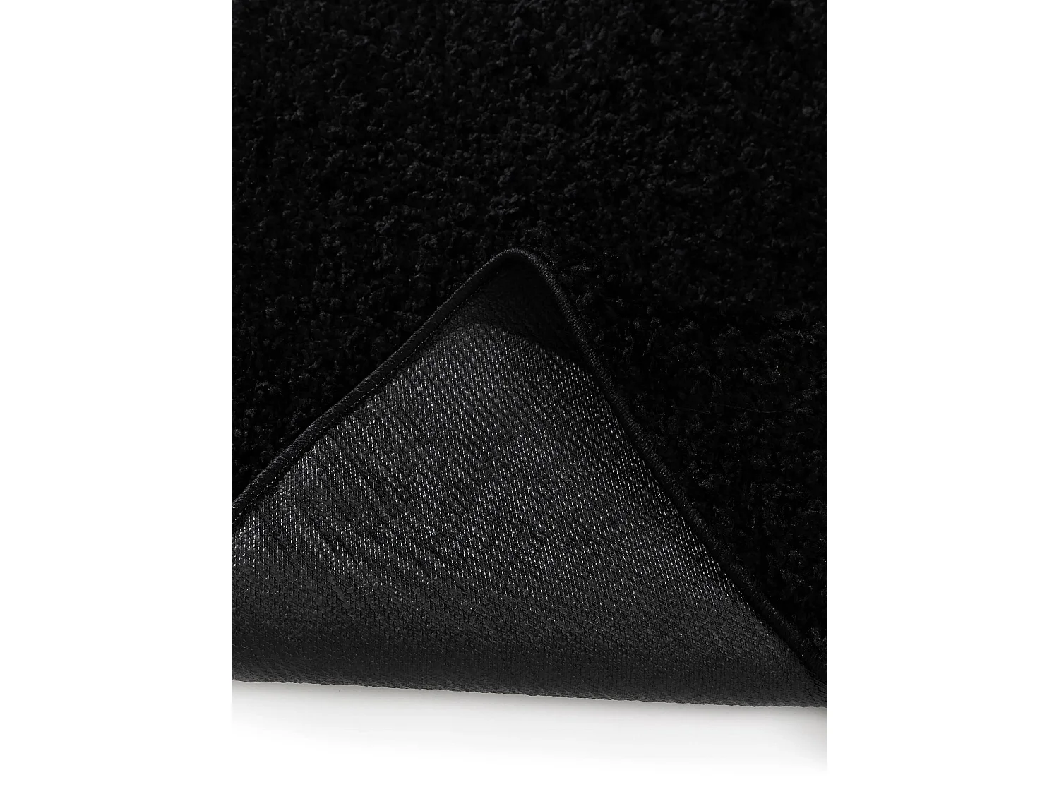 Tapis à poils longs Soho Noir ø 200 cm rond