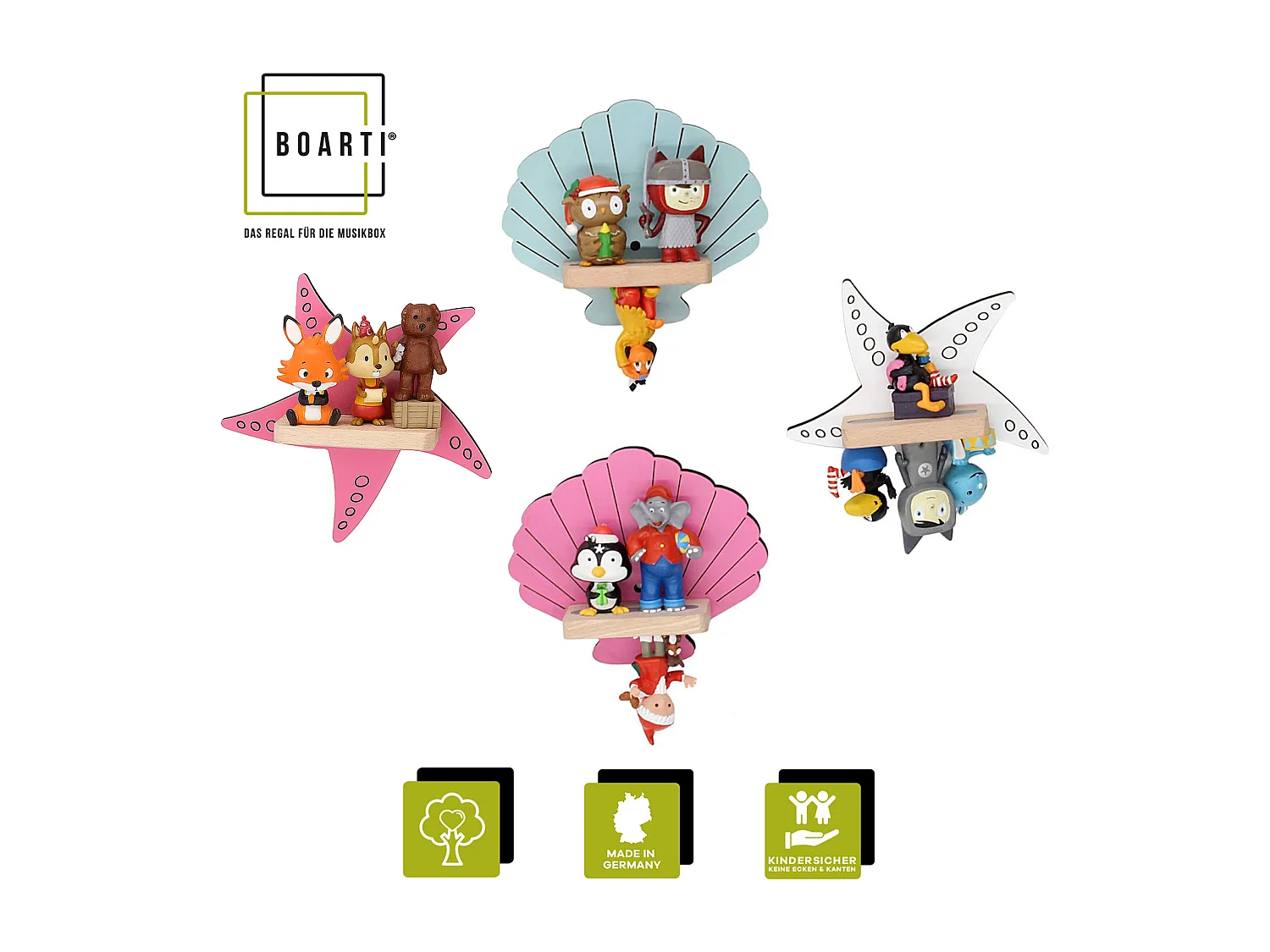 Shelf Shell Stars Toniebox Tonies