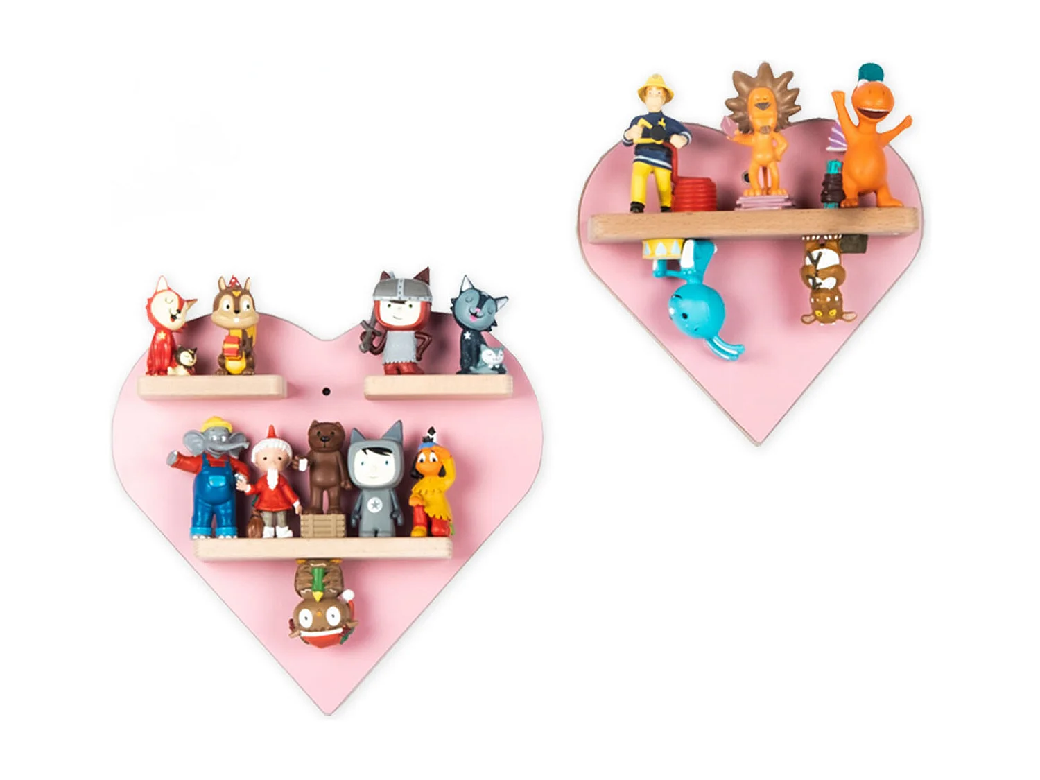 Regal Holz Herz Kinder Toniebox Tonies Figuren