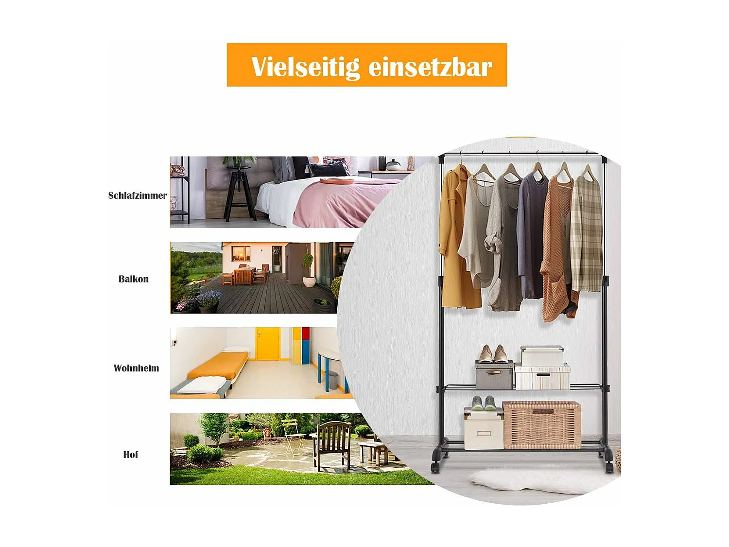 Kleiderständer höhenverstellbar