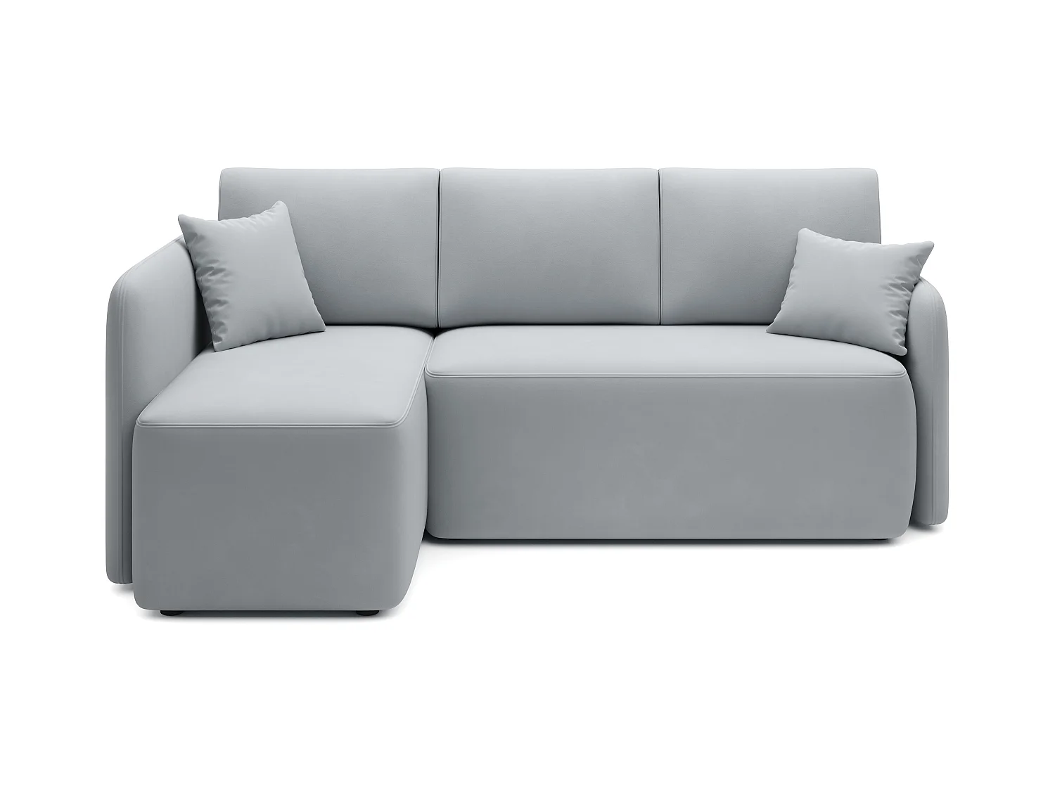 Canapé Corner Sergy L/Tissu-Gris