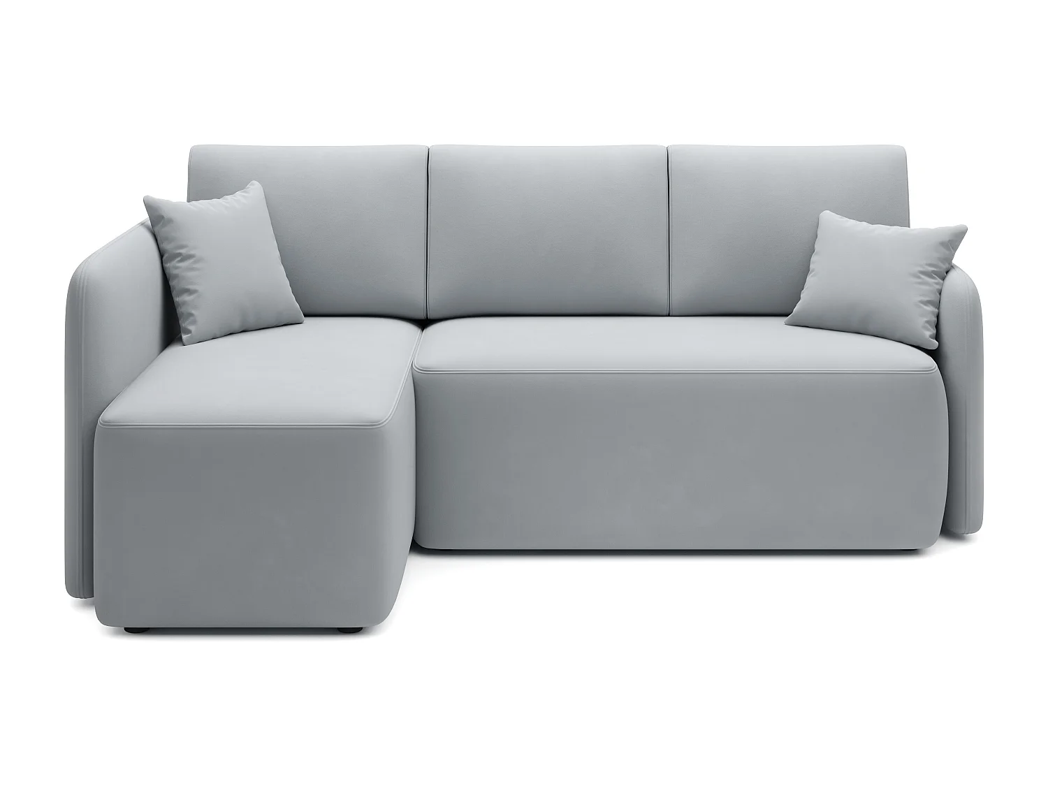 Hoekbank Sergy L/stof-grijs