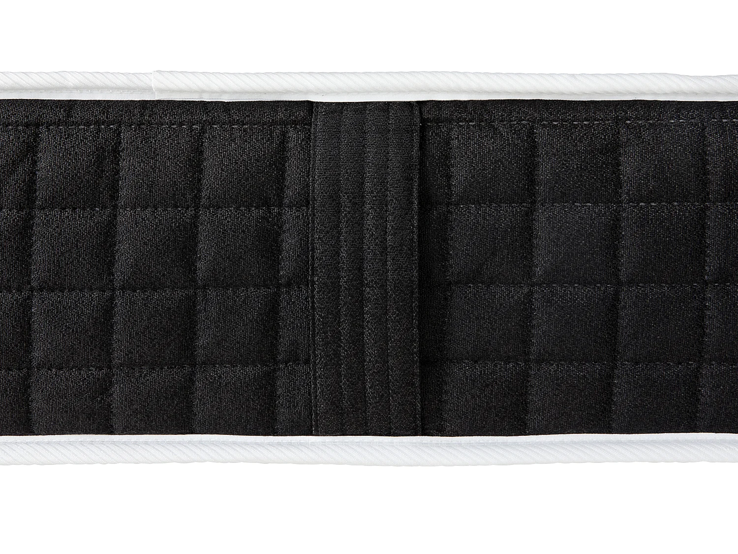 Lit électrique de relaxation déco + matelas ressorts ensachés et mémoire de forme - 80 x 200 cm - Tissu - Gris - RIZALI de YSMÉE