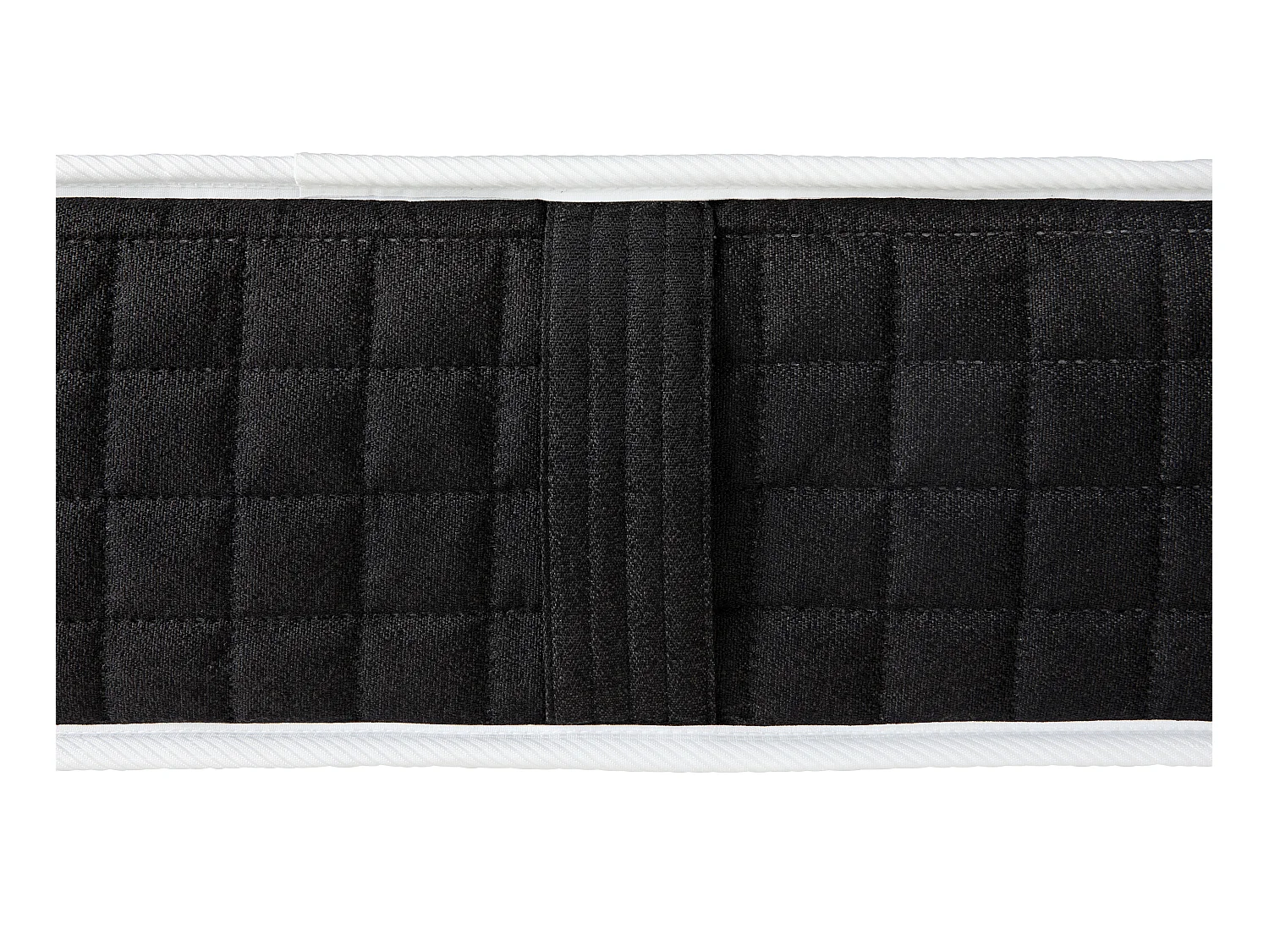 Lit électrique de relaxation déco + matelas ressorts ensachés et mémoire de forme - 80 x 200 cm - Tissu - Gris - RIZALI de YSMÉE