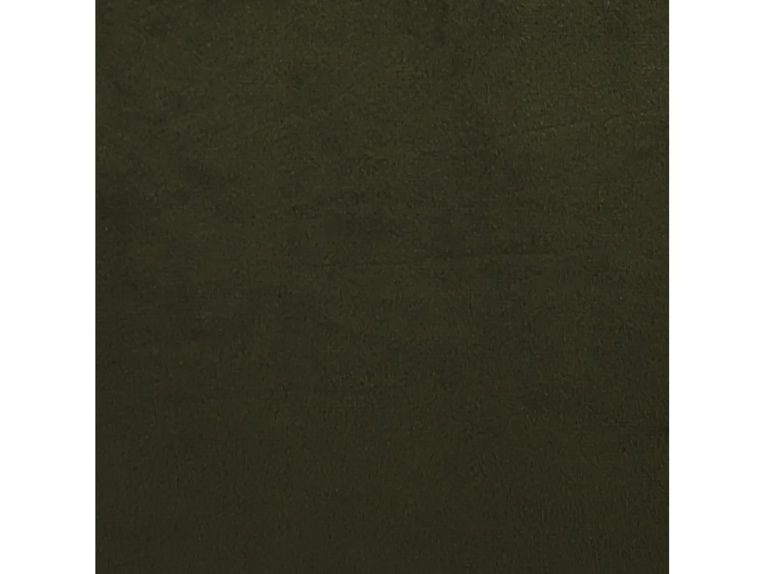 Pouf repose-pieds carré velours vert olive - AMARA