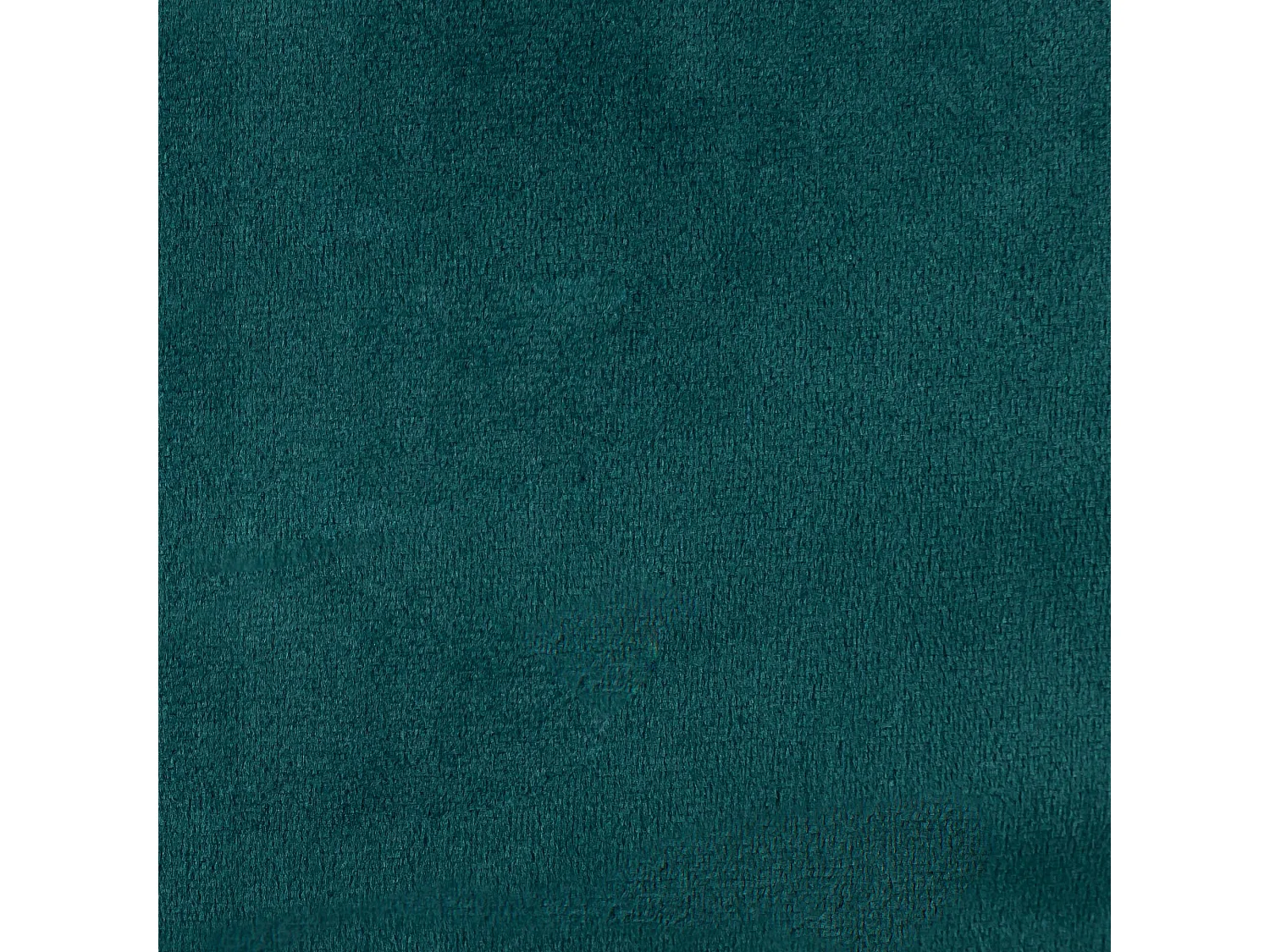 Pouf classique velours bleu canard - AURORA