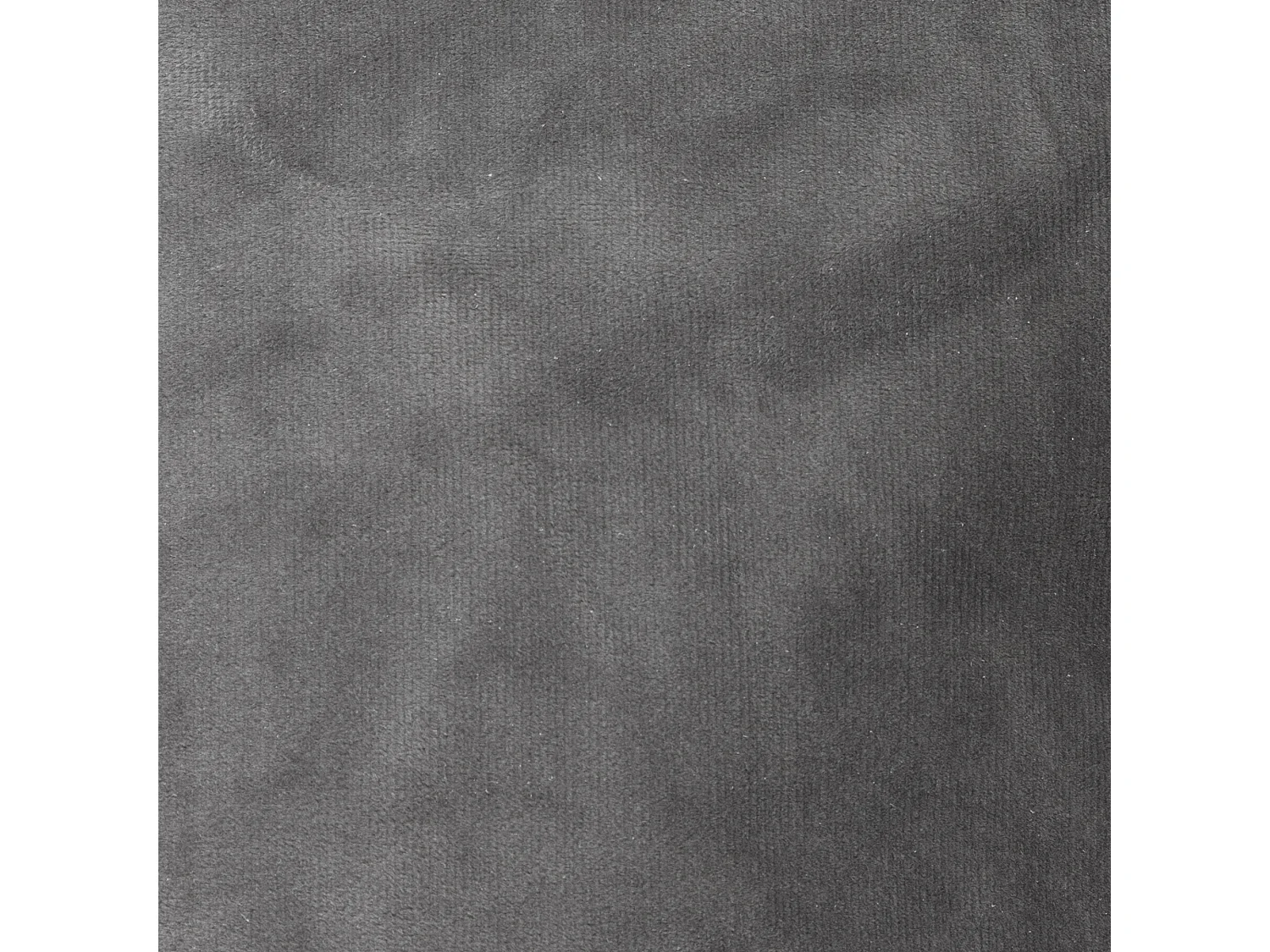 Pouf velours avec large repose-pieds gris anthracite - DOLCE