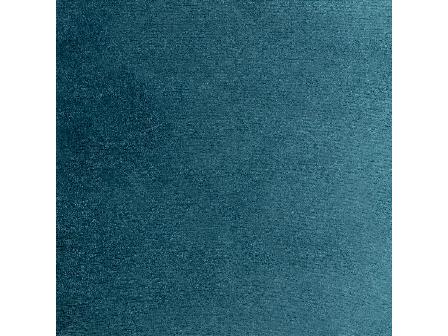 Pouf repose-pieds carré velours bleu canard - AMARA