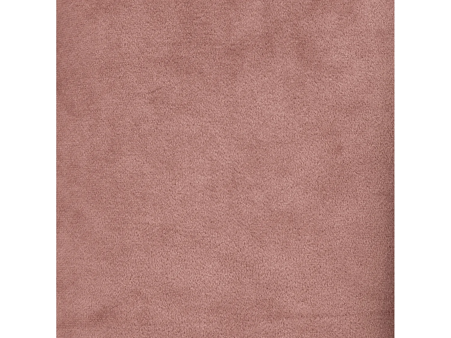 Pouf classique et son repose-pied velours rose - AURORA