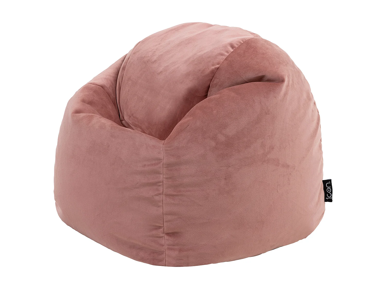 Pouf enfant velours rose - AURORA
