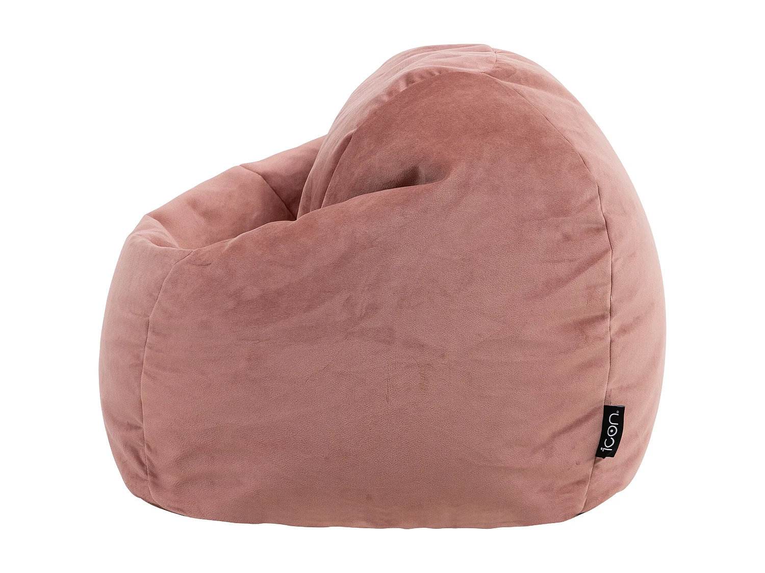 Pouf enfant velours rose - AURORA