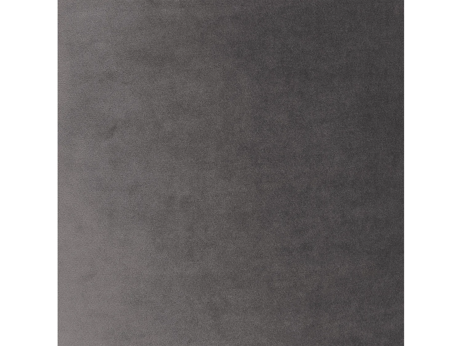 Pouf repose-pieds rond velours gris anthracite - MILANO