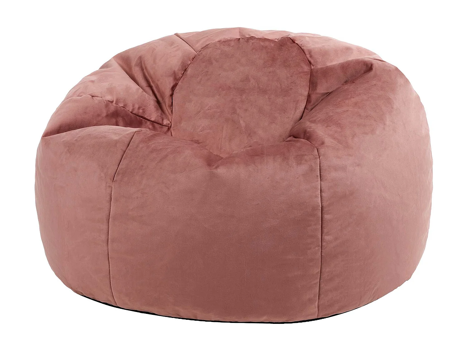 Pouf classique velours rose - AURORA