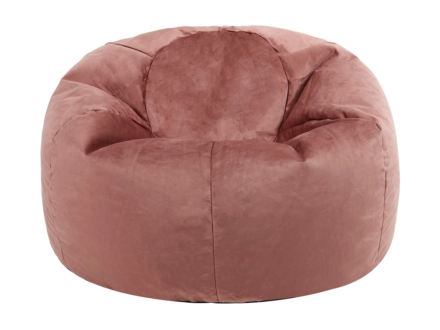 Pouf classique velours rose - AURORA