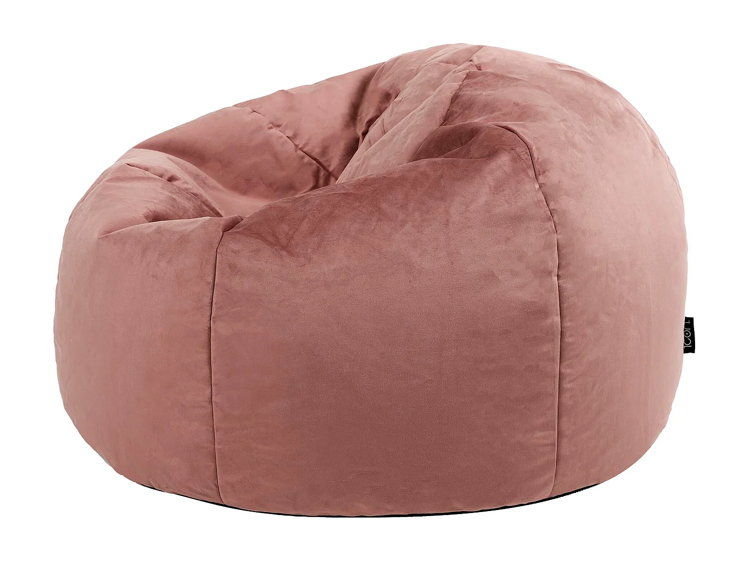 Pouf classique velours rose - AURORA