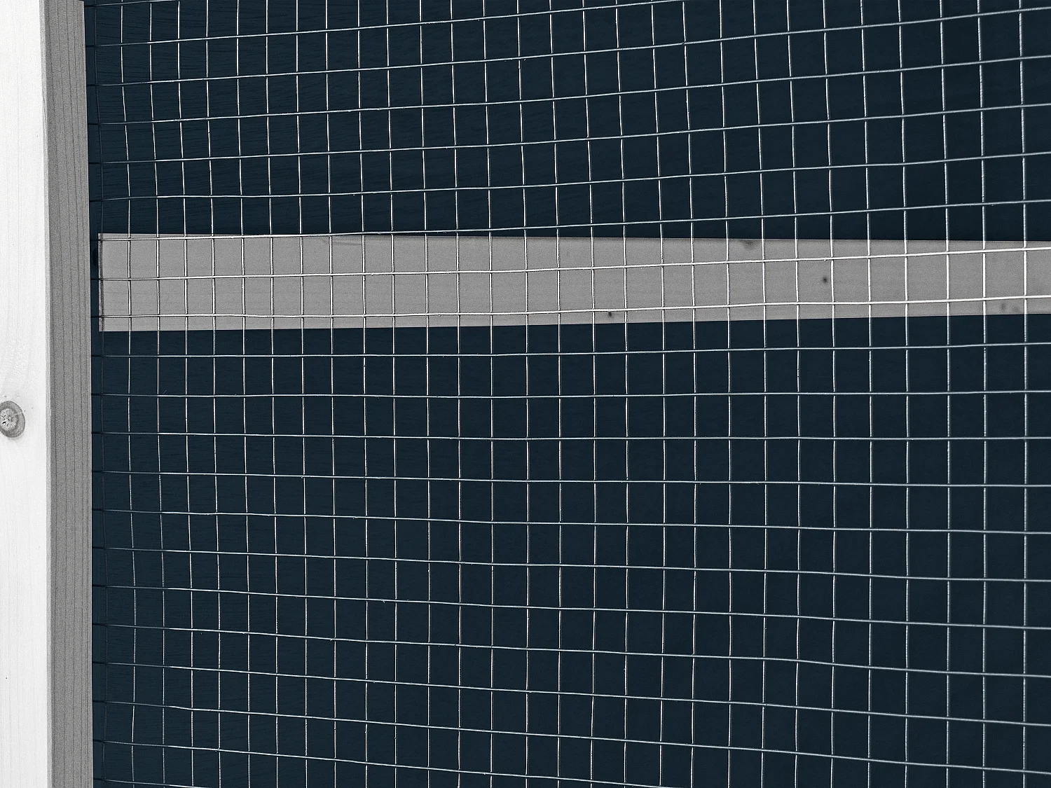 Poulailler en bois avec enclos - 10 poules - L. 266 x P. 174 x H. 205 cm - Bleu et Blanc - FERAS