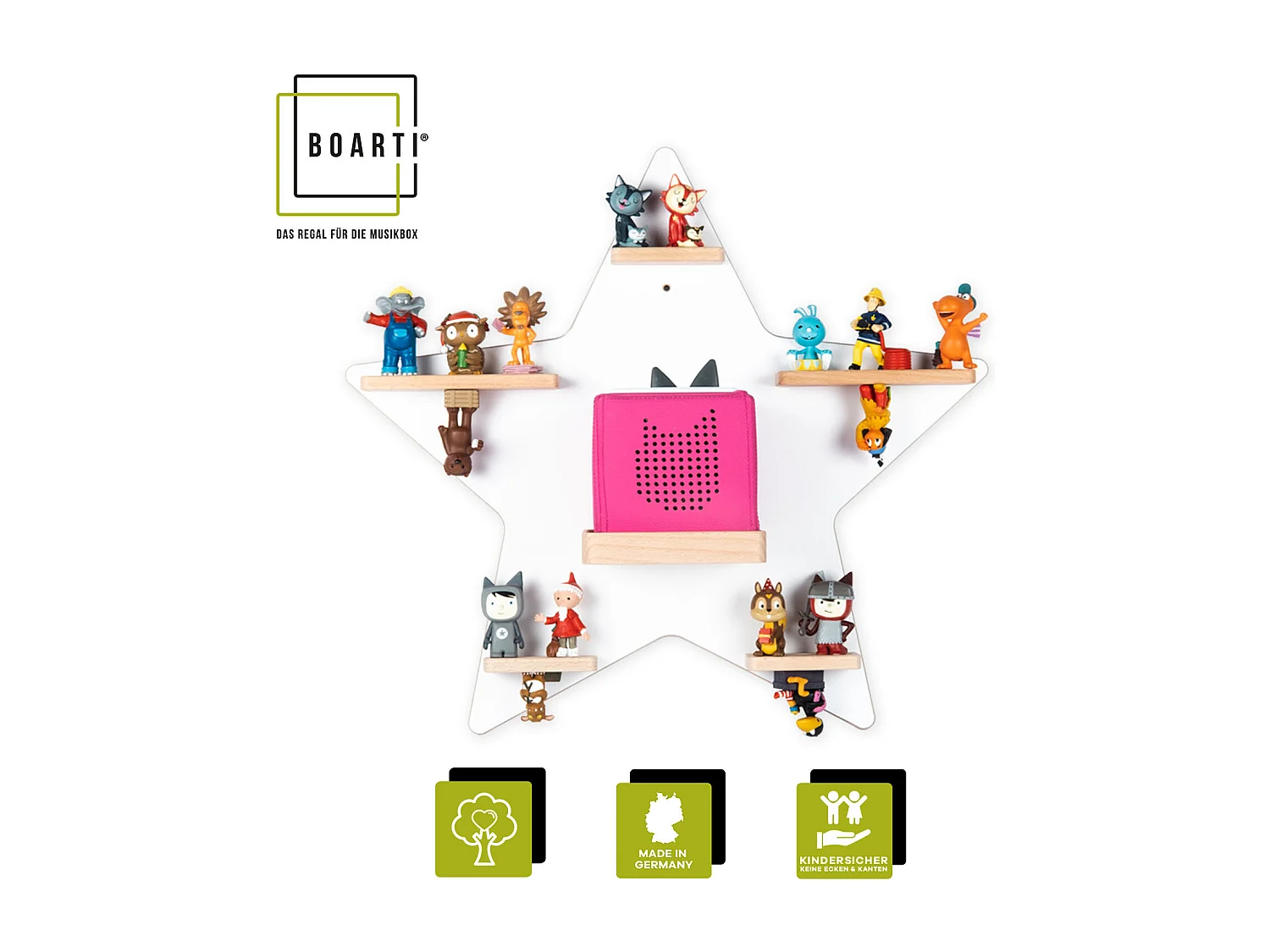 Estantería BOARTI Regal Morado AL. 50 x AN. 39 x P. 19 cm