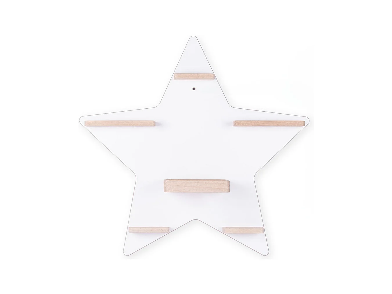 Wall Rack BOARTI Regal White H. 55 x W. 52 x D. 19 cm