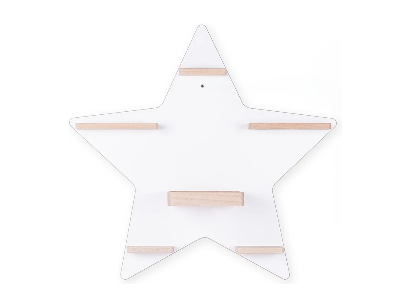 Wall Rack BOARTI Regal White H. 55 x W. 52 x D. 19 cm