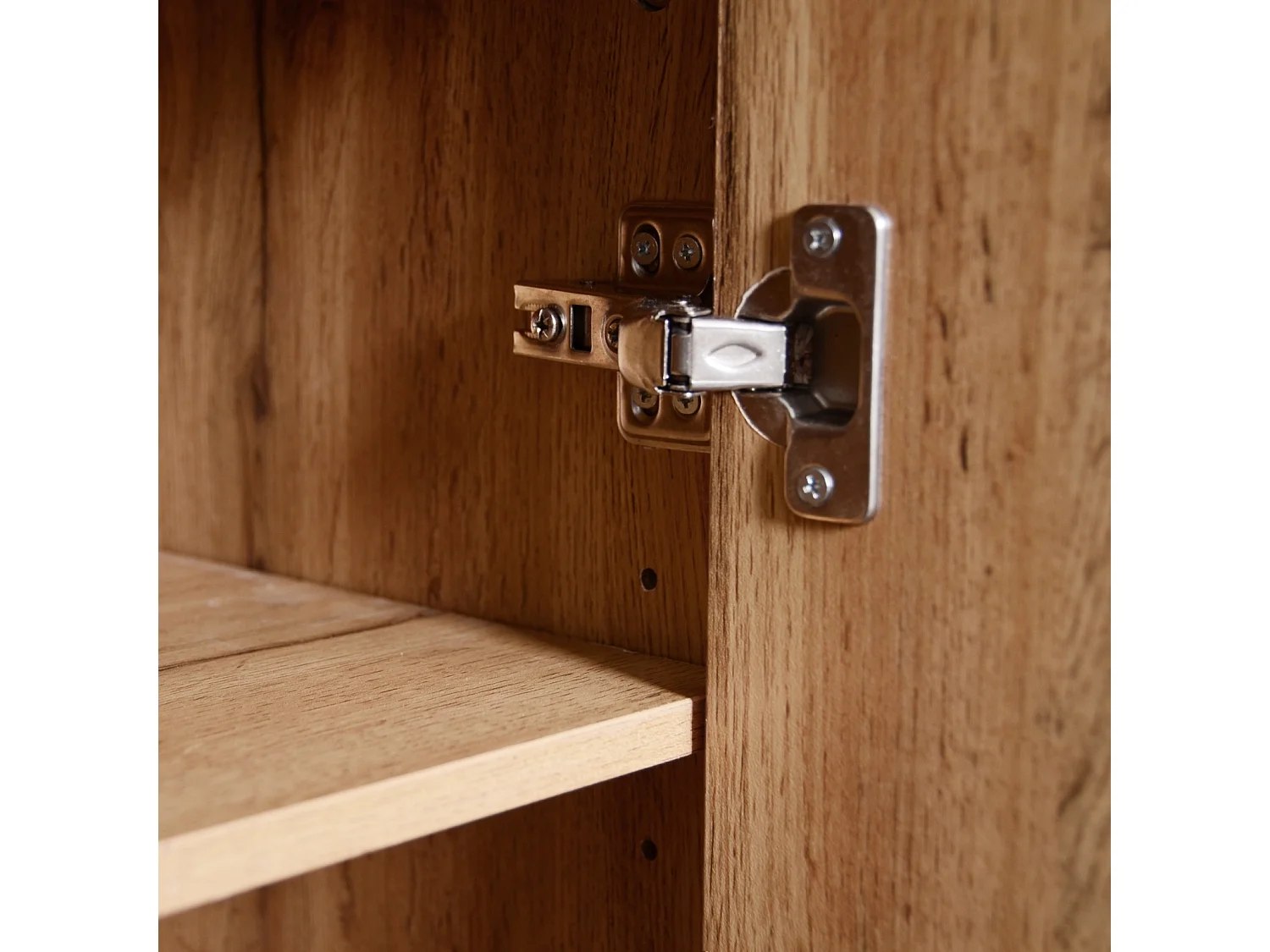 Multifunktionales Garderobenset - Garderobe mit 4 Haken, Spiegel, Schuhschrank - Wandgarderobe, Oberregal, Eingangsgarderobenbank 104x38,5x190cm