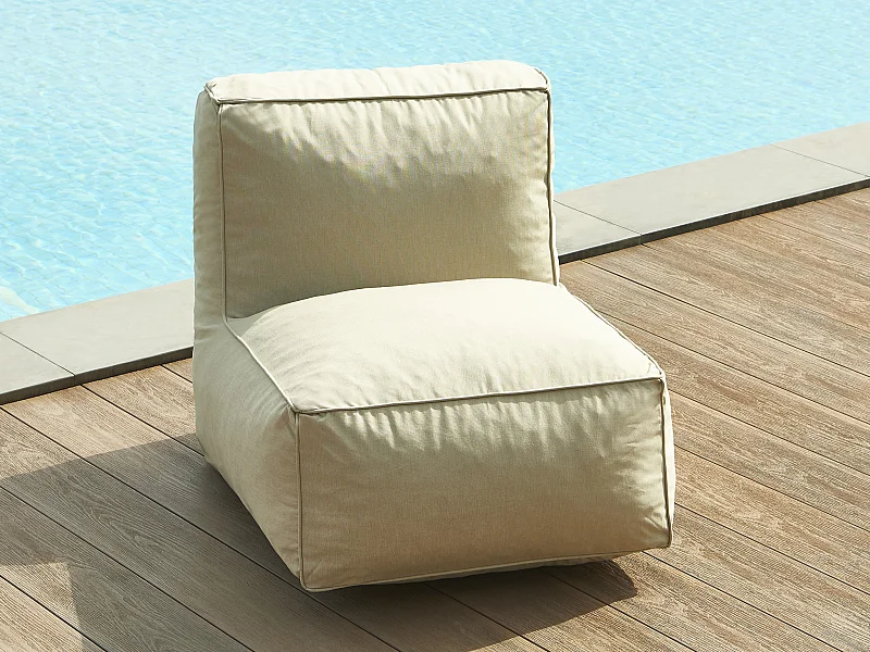 Fauteuil de jardin en tissu  - Beige - NOUMARA de MYLIA