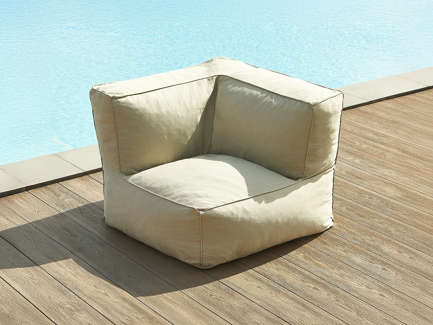 Tuinhoek van stof - Beige - NOUMARA van MYLIA