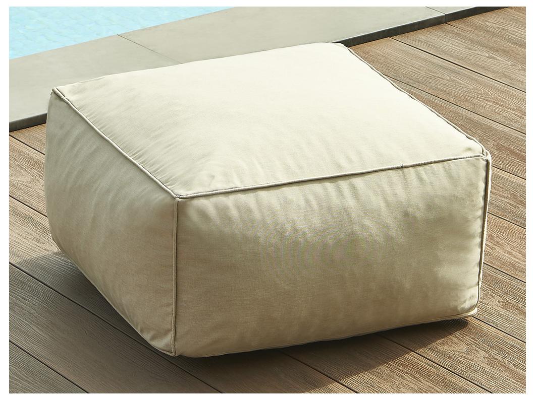 Pouf de jardin en tissu - Beige - NOUMARA de MYLIA
