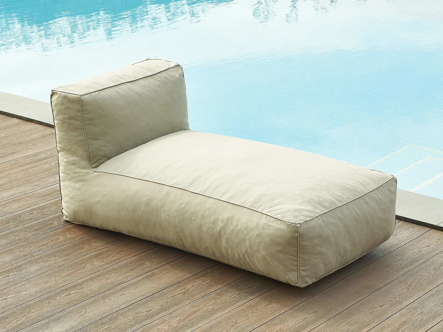 Tuinmeridienne van stof - Beige - NOUMARA van MYLIA