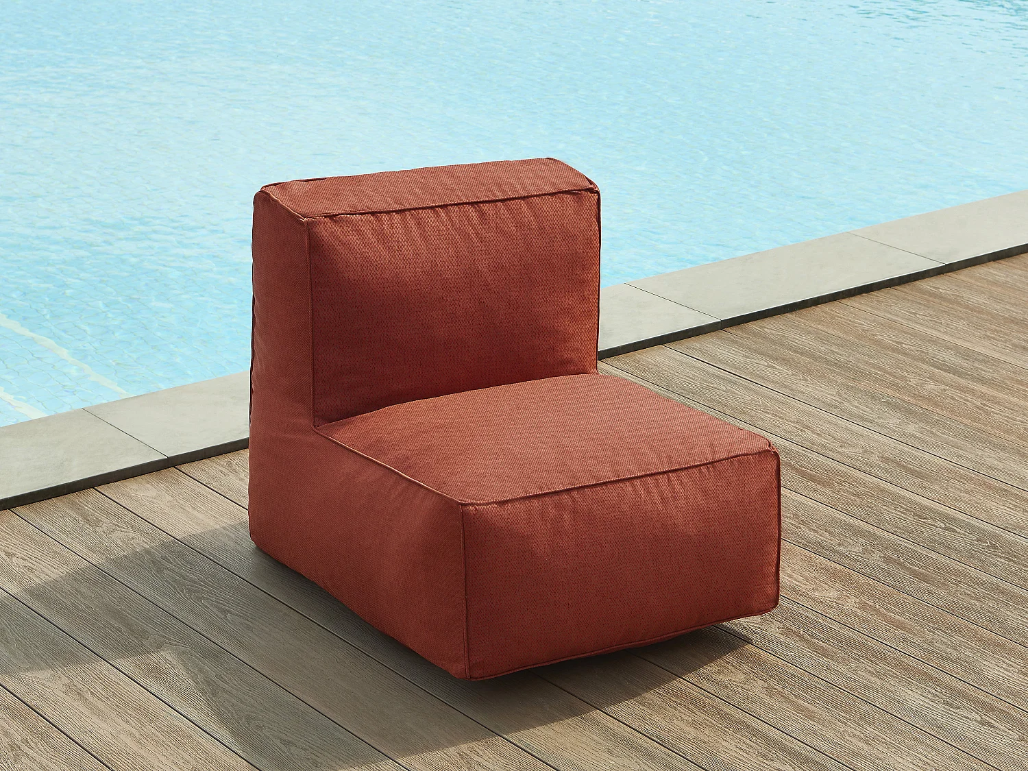 Fauteuil de jardin en tissu - Terracotta - NOUMARA de MYLIA