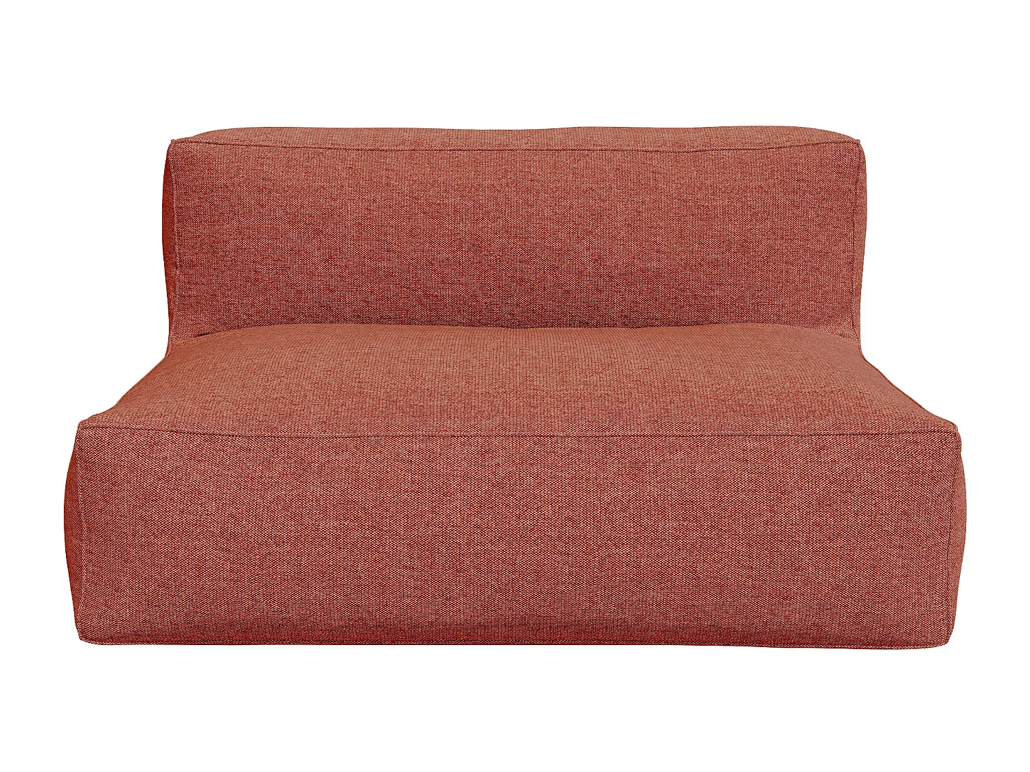 Canapé 2 places de jardin en tissu - Terracotta - NOUMARA de MYLIA