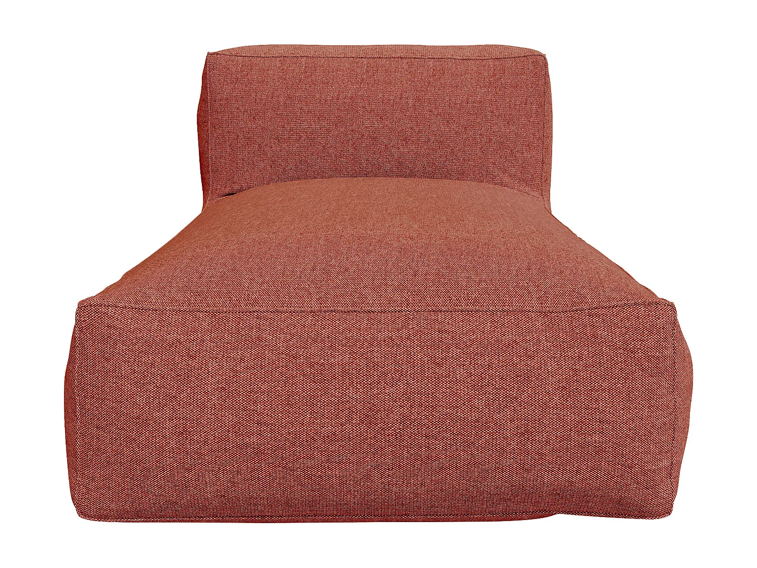 Trädgårdschäslong i tyg - Terrakotta - NOUMARA av MYLIA