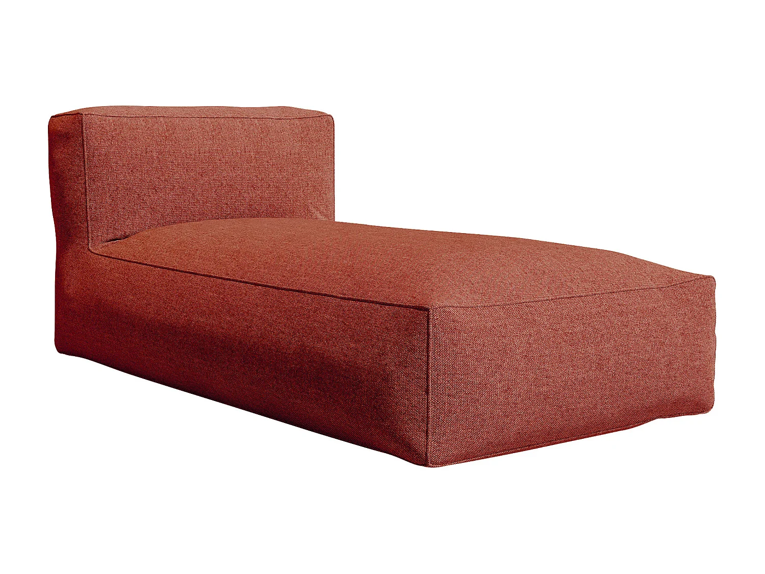 Méridienne de jardin en tissu - Terracotta - NOUMARA de MYLIA