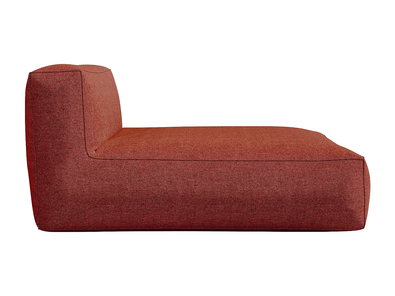 Extragrote tuinligstoel van stof - Terracotta - NOUMARA van MYLIA