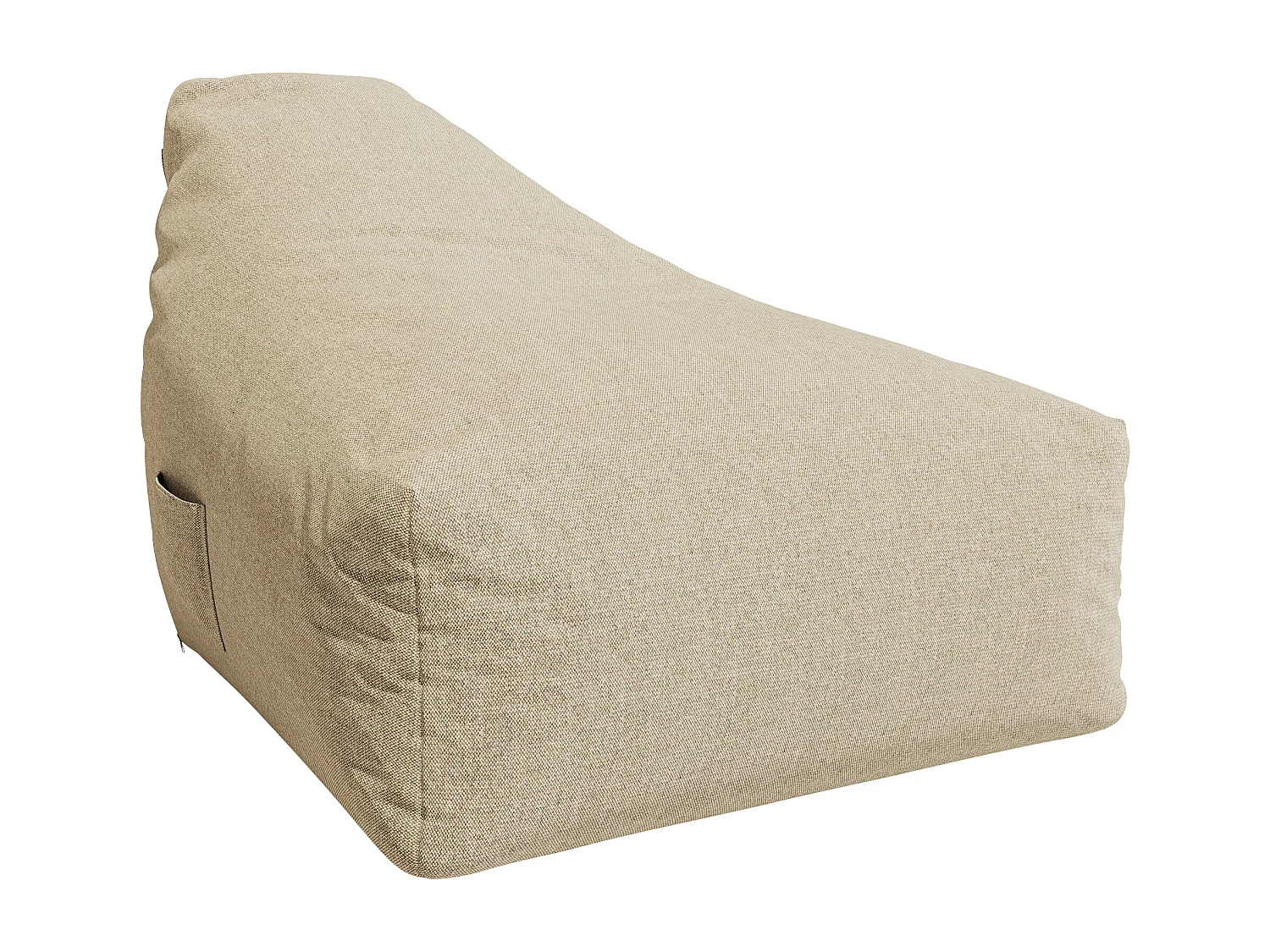 Trädgårdssäckstol av tyg - Beige - NOUMARA från MYLIA