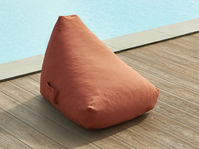 Tuinpoef peer van stof - Terracotta - KURUBI van MYLIA