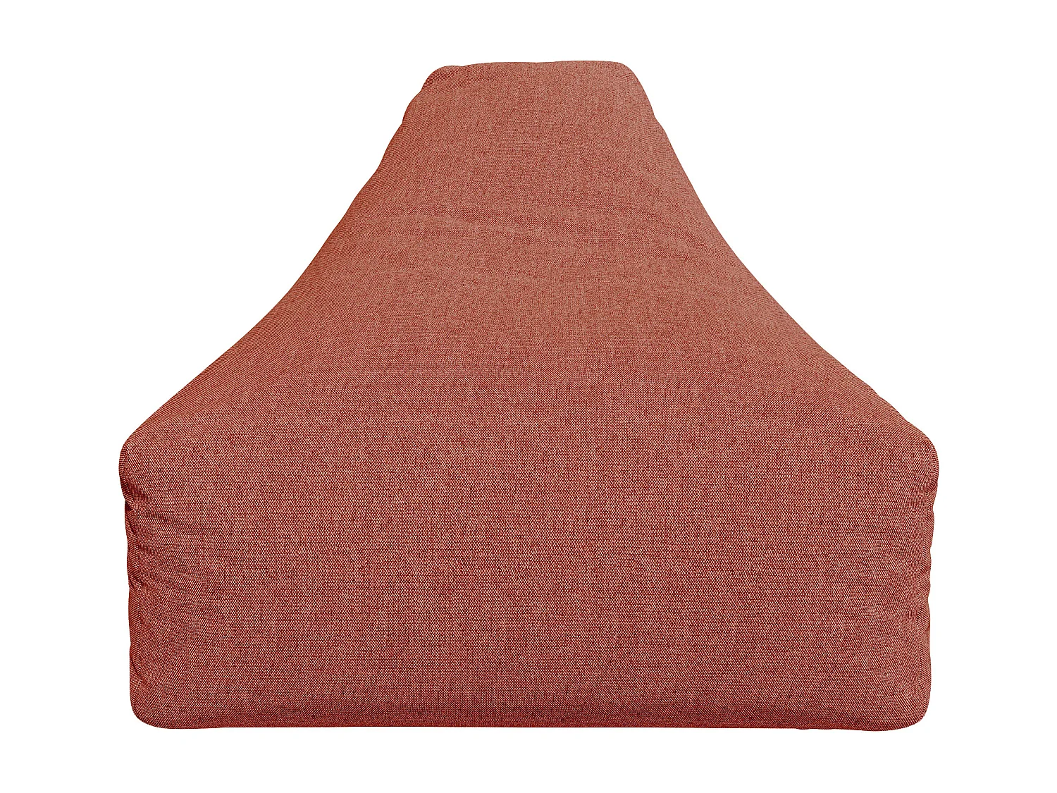 Puf gruszka ogrodowy tapicerowany - Terakota - KURUBI marki MYLIA