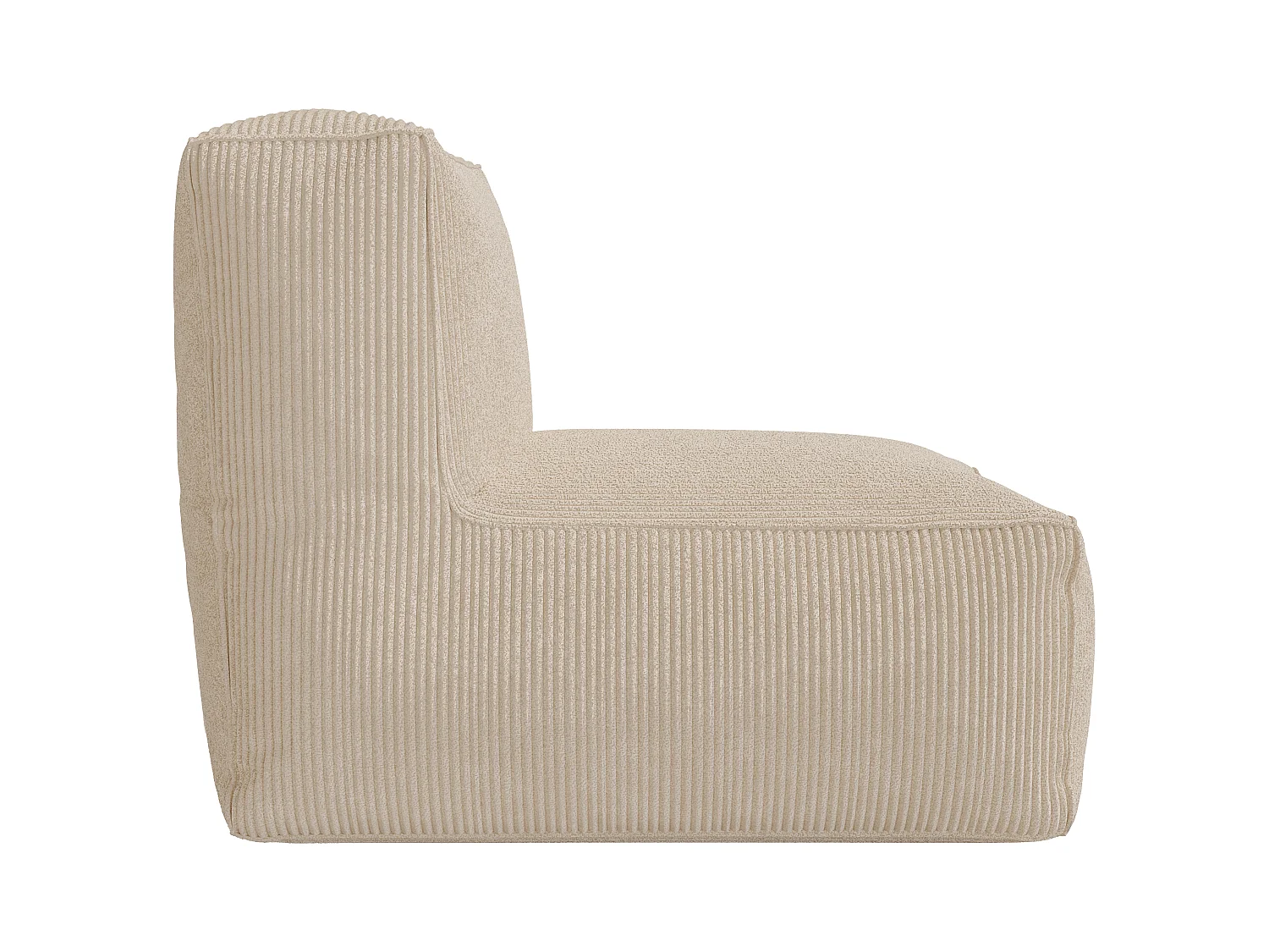 Sessel - Cord - Beige - NOUMARA